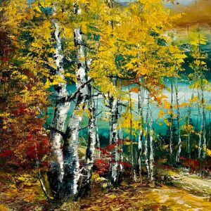 Toamna pe malul lacului