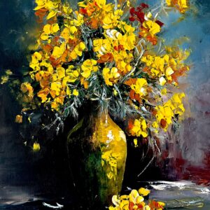 Mixandre galbene in vas