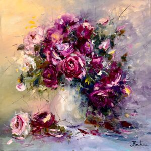 Trandafiri in glastra